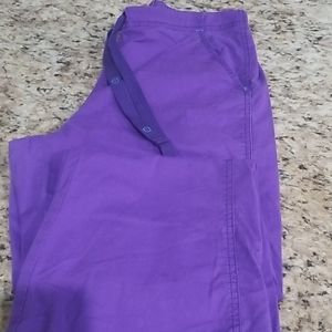 WonderWink purple scrub pants